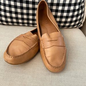 Born leather driving loafers